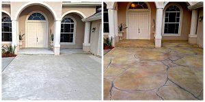repair cracks in cement before and after Viewcrete