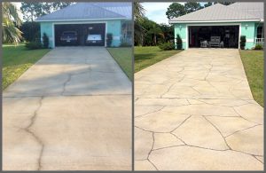 repair cracks in cement before and after Viewcrete
