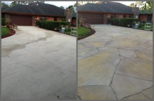 repair cracks in cement before and after